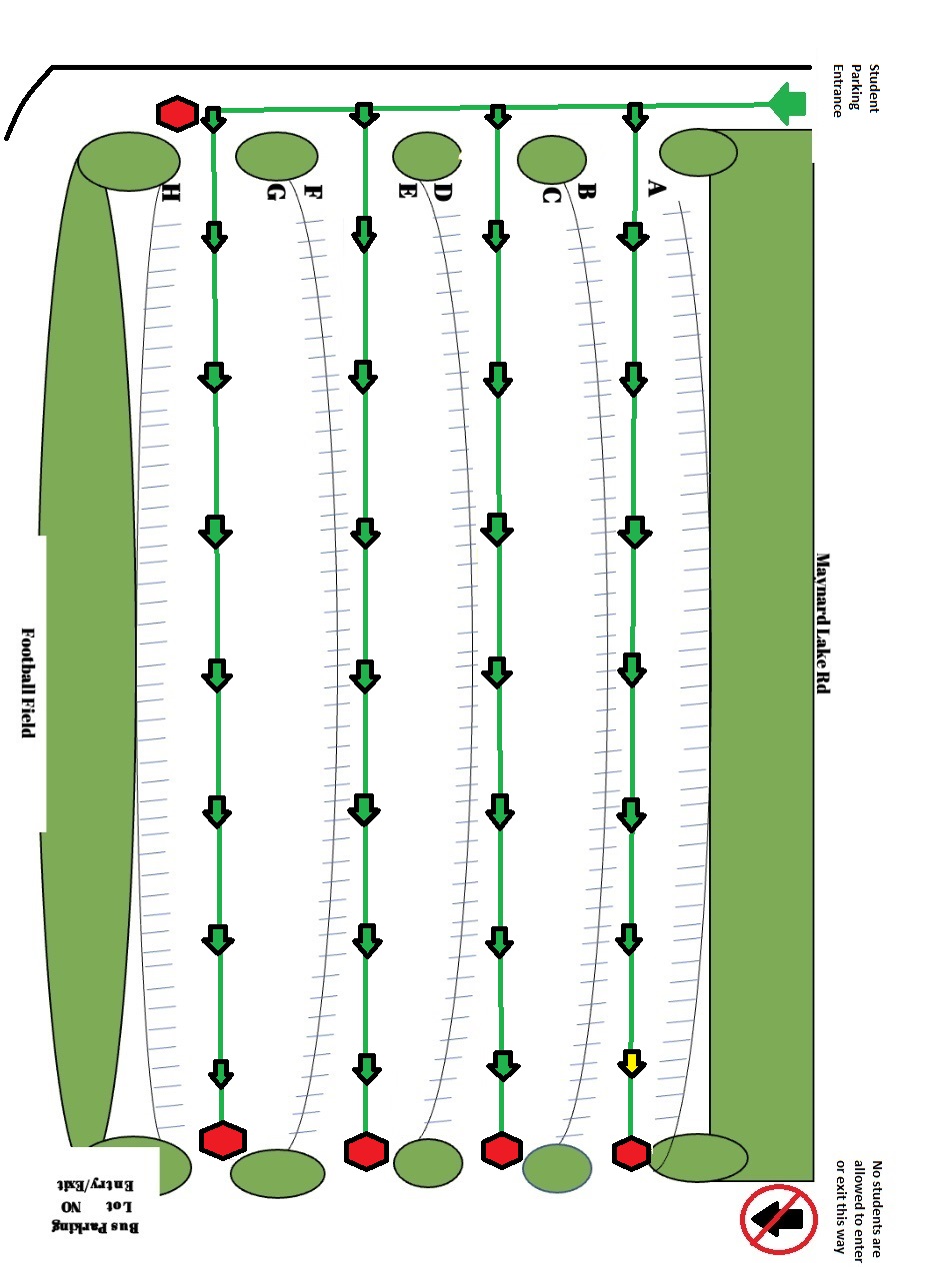 Student Parking Entrance Procedure