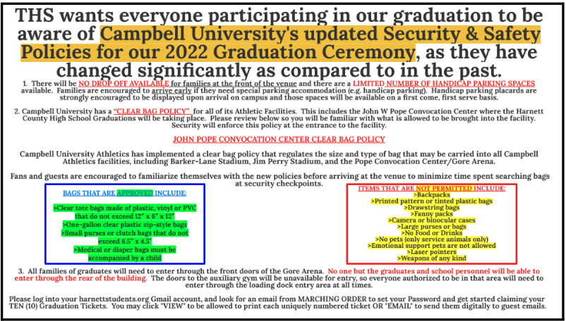 Campbell Graduation Rules