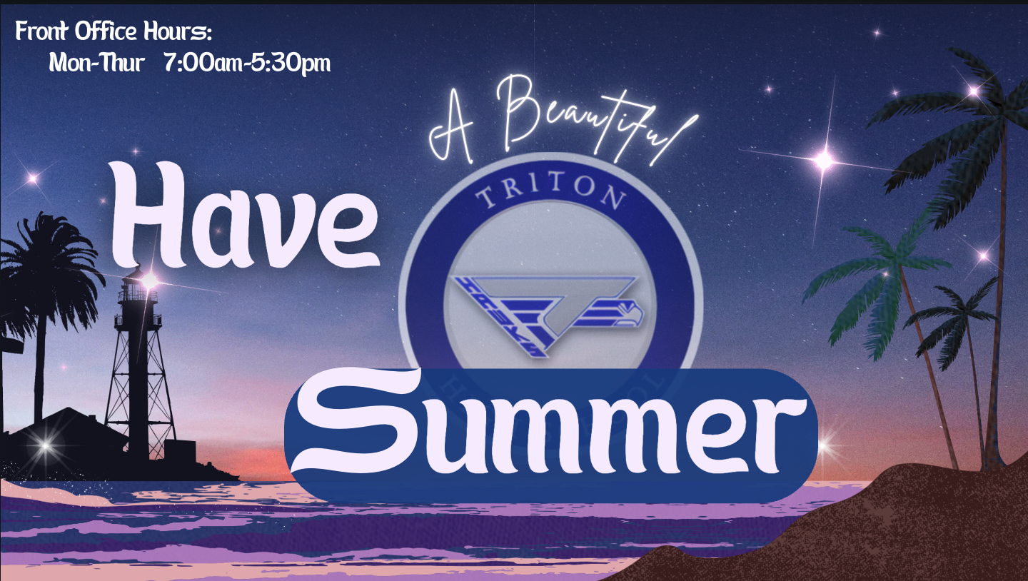 Have a great summer!