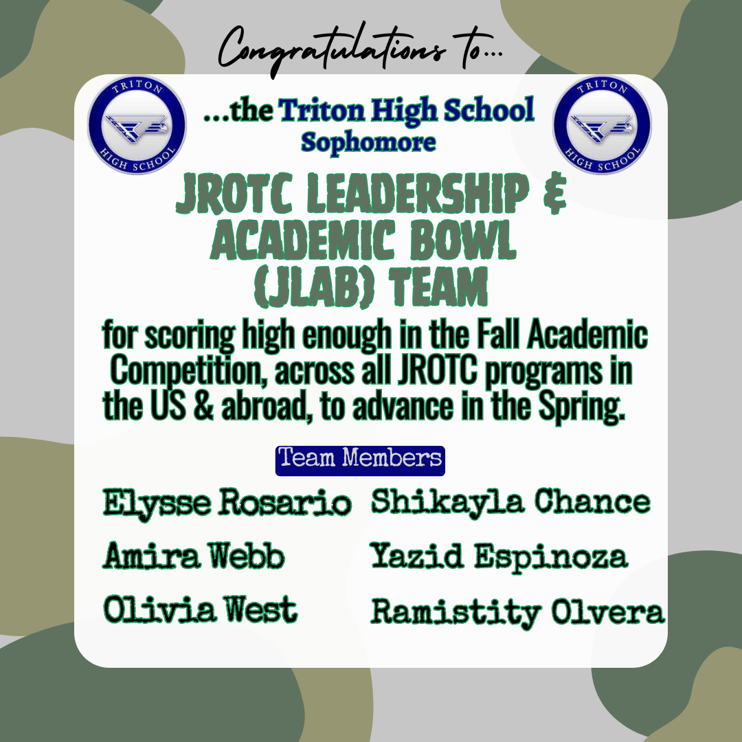 JROTC Winners of Leadership & Academic Bowl