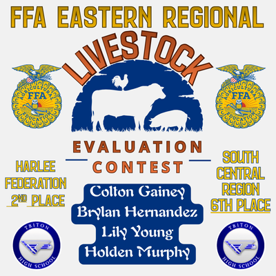 FFA Eastern Regional Livestock Evaluation Contest Winners