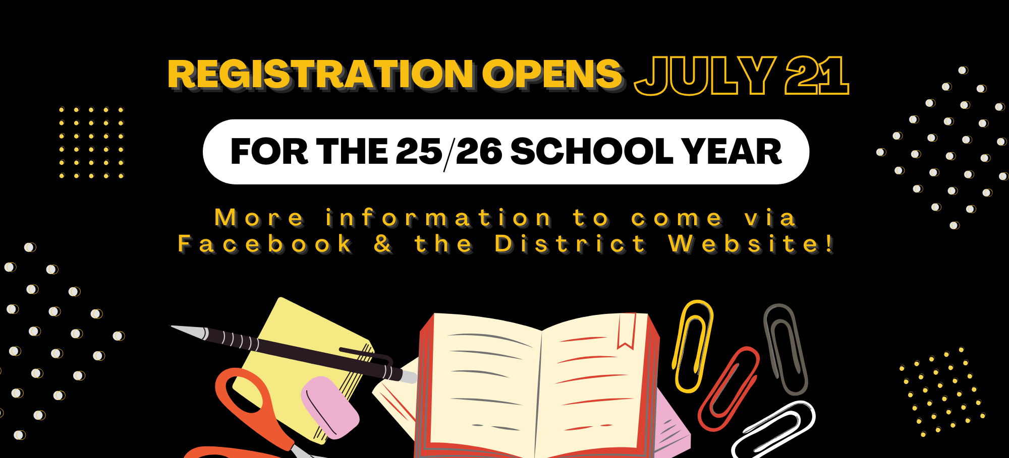 25/26 School year registration date