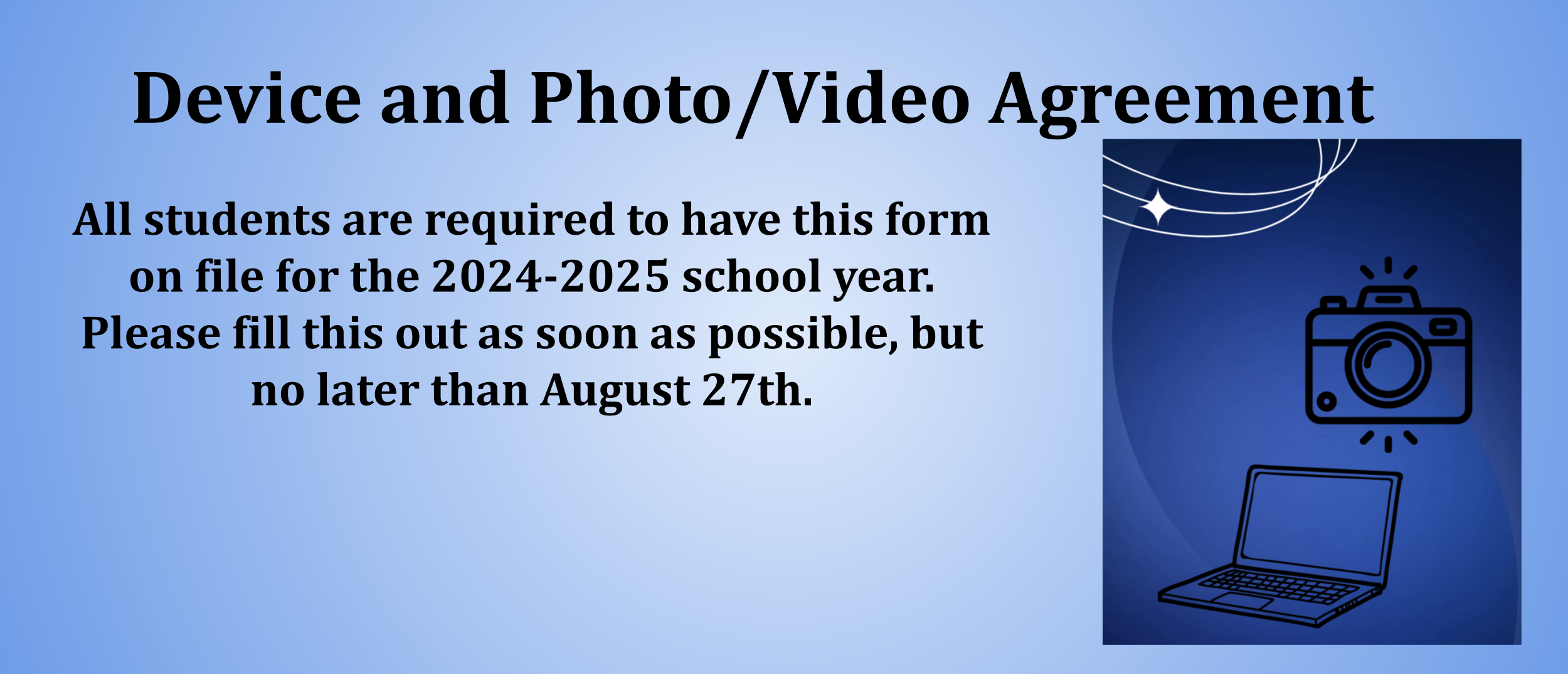 photo video device form