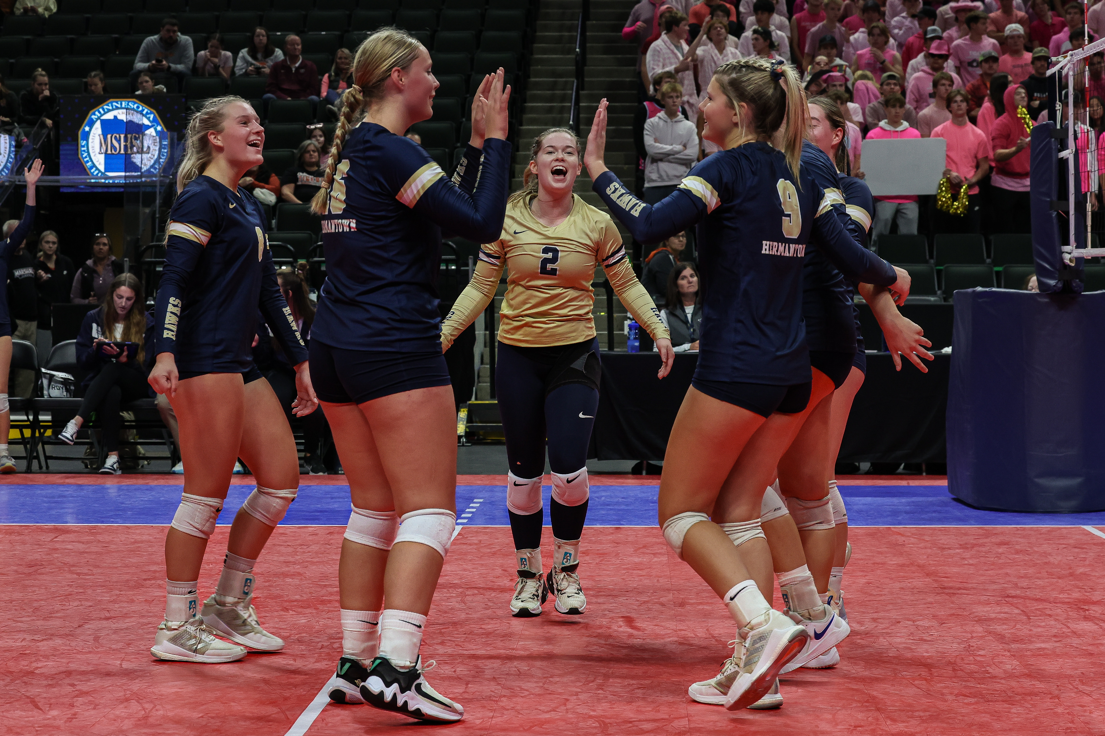 Hermantown Volleyball vs. Delano MSHSL Quarterfinals