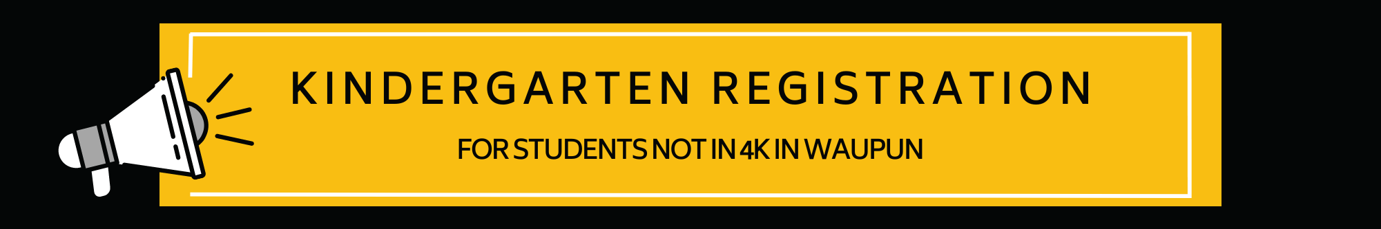 kindergarten registration FYI