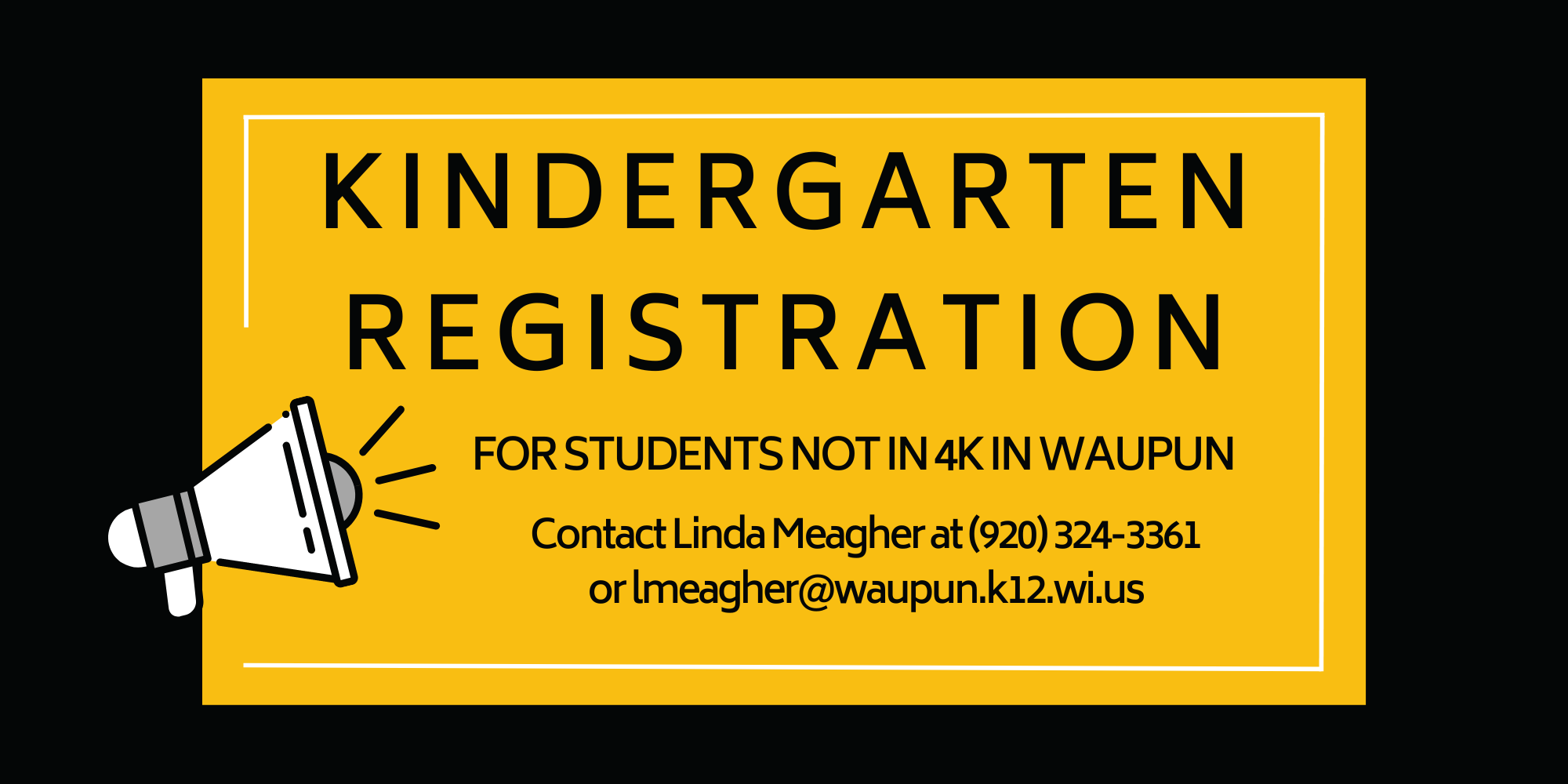 kindergarten registration