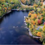 aerial view of Moosehead Lake