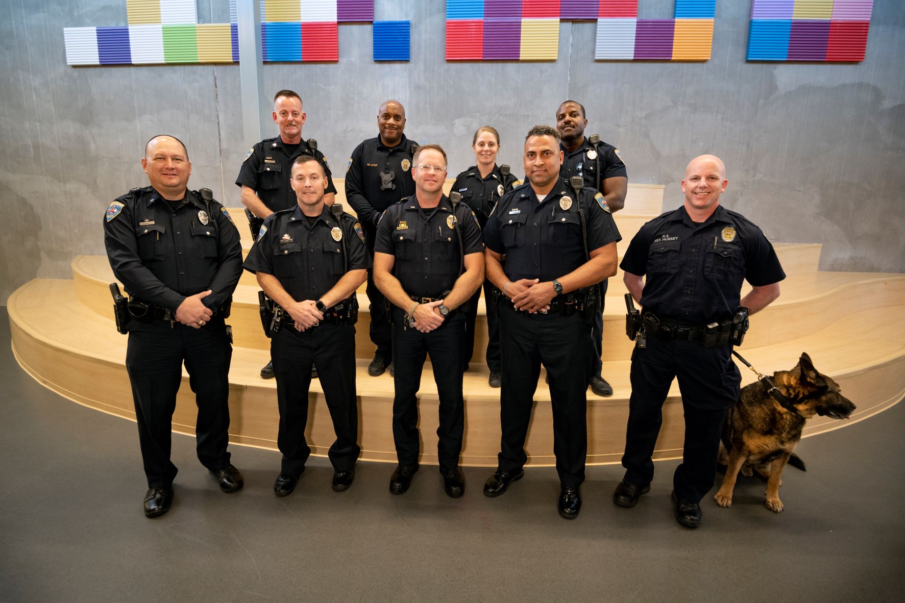 Edmond School Resource Officers Pose for Photo