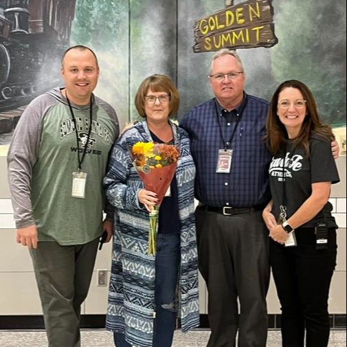 Summit Middle support employee of the year