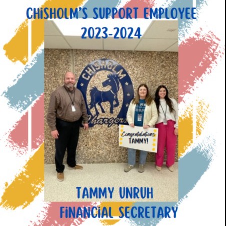 Chisolm support employee of the year