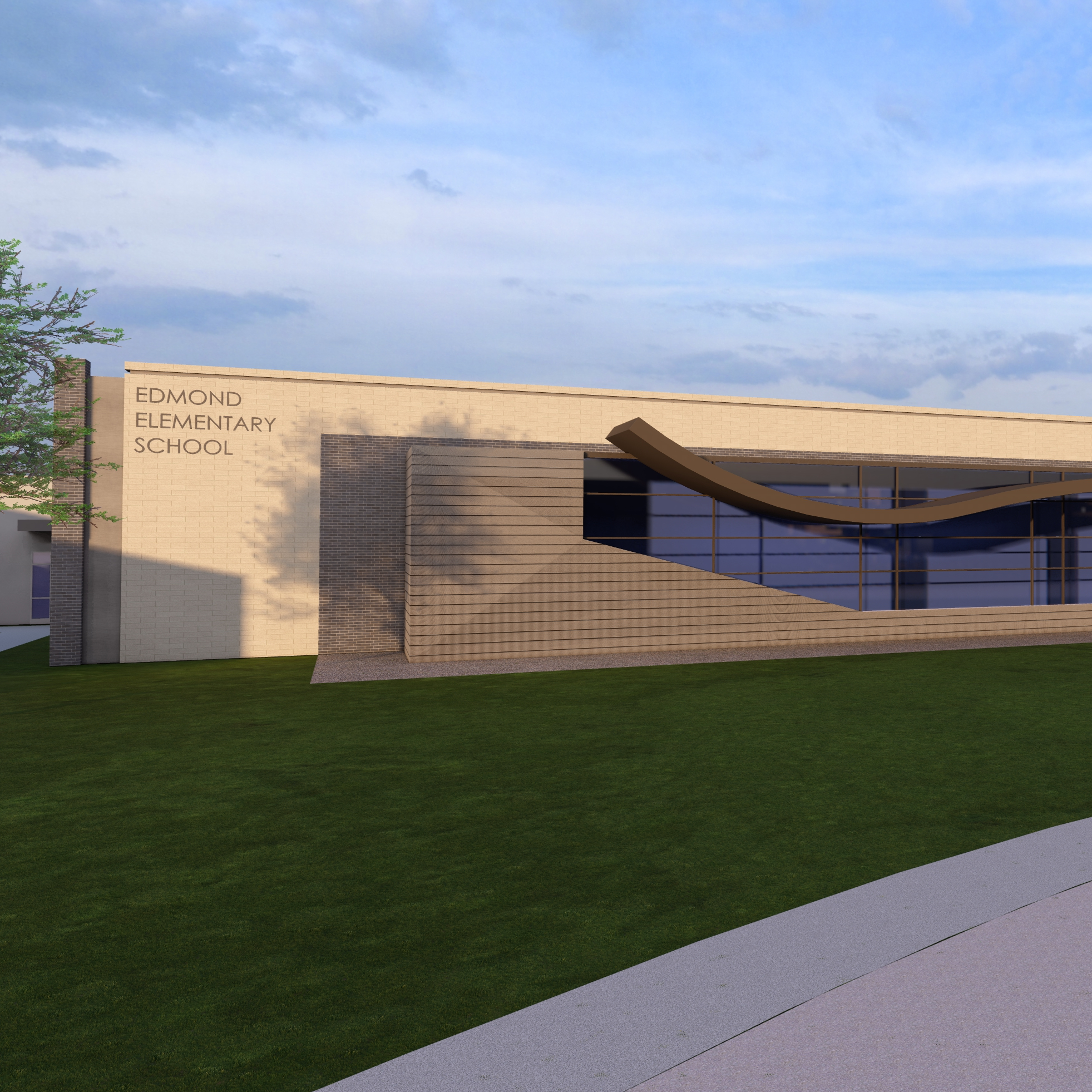 new Edmond elementary school rendering