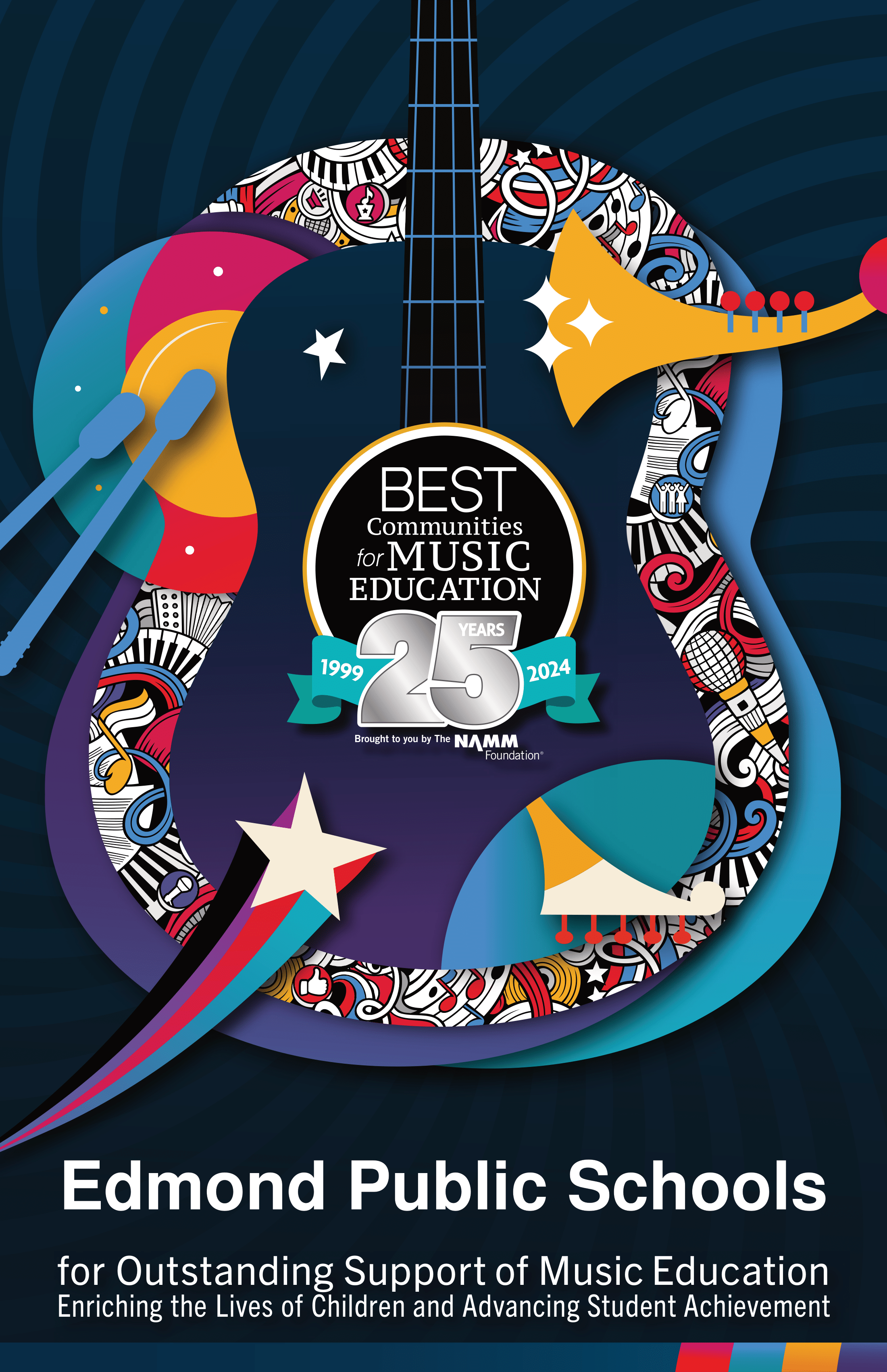Best Community for Music Education Award Recognition from the National Association for Music Merchants