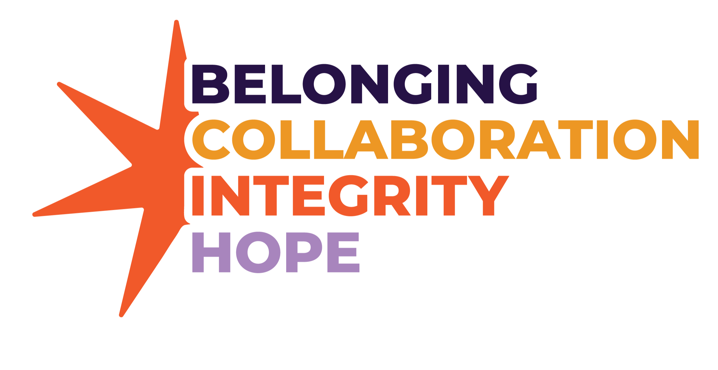 core values belonging hope integrity collaboration