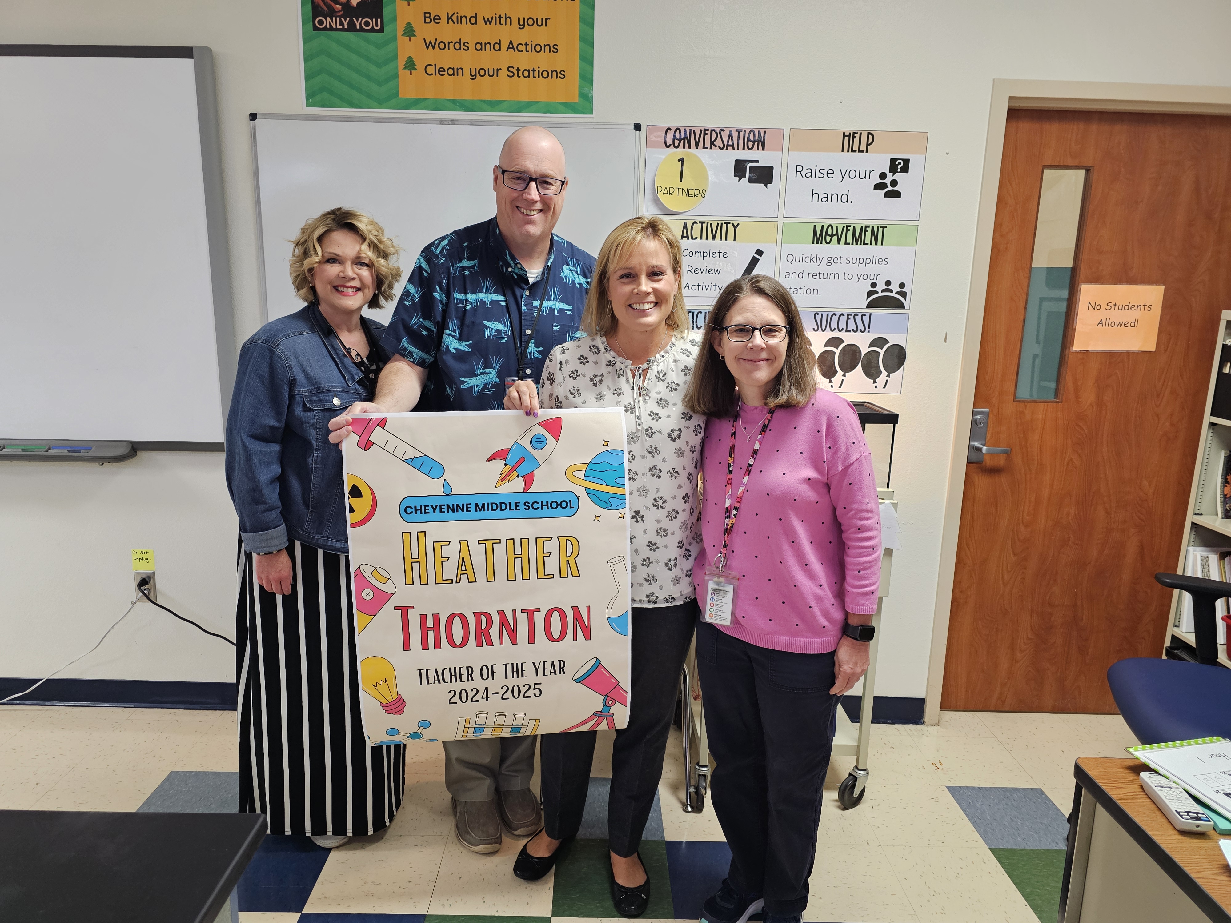 Heather Thornton, Cheyenne Middle School Teacher  of the Year, 6th Grade Science