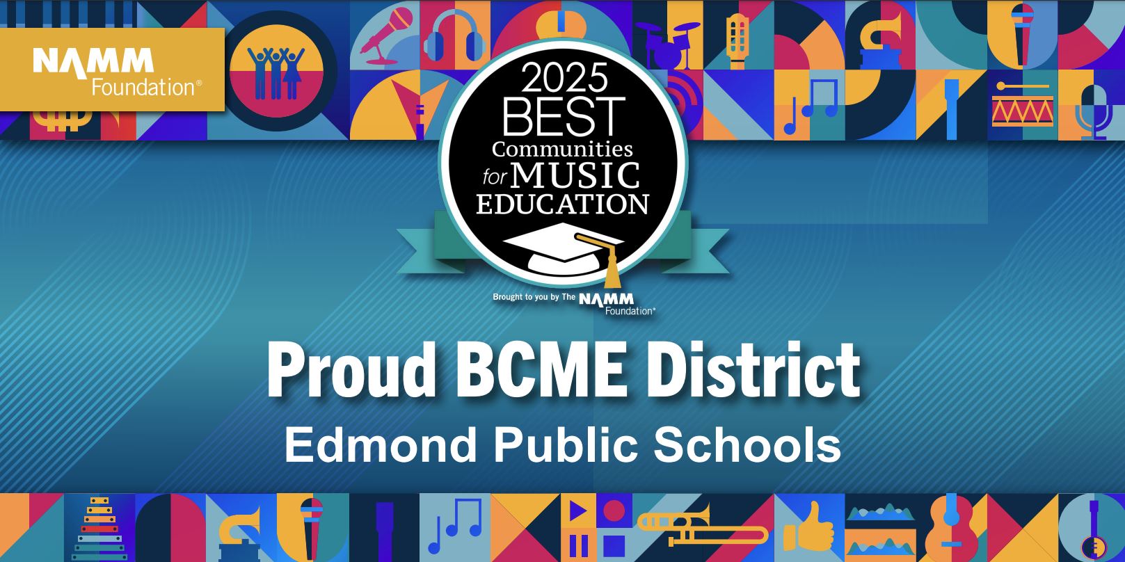 2025 Best Community for Music Education Banner