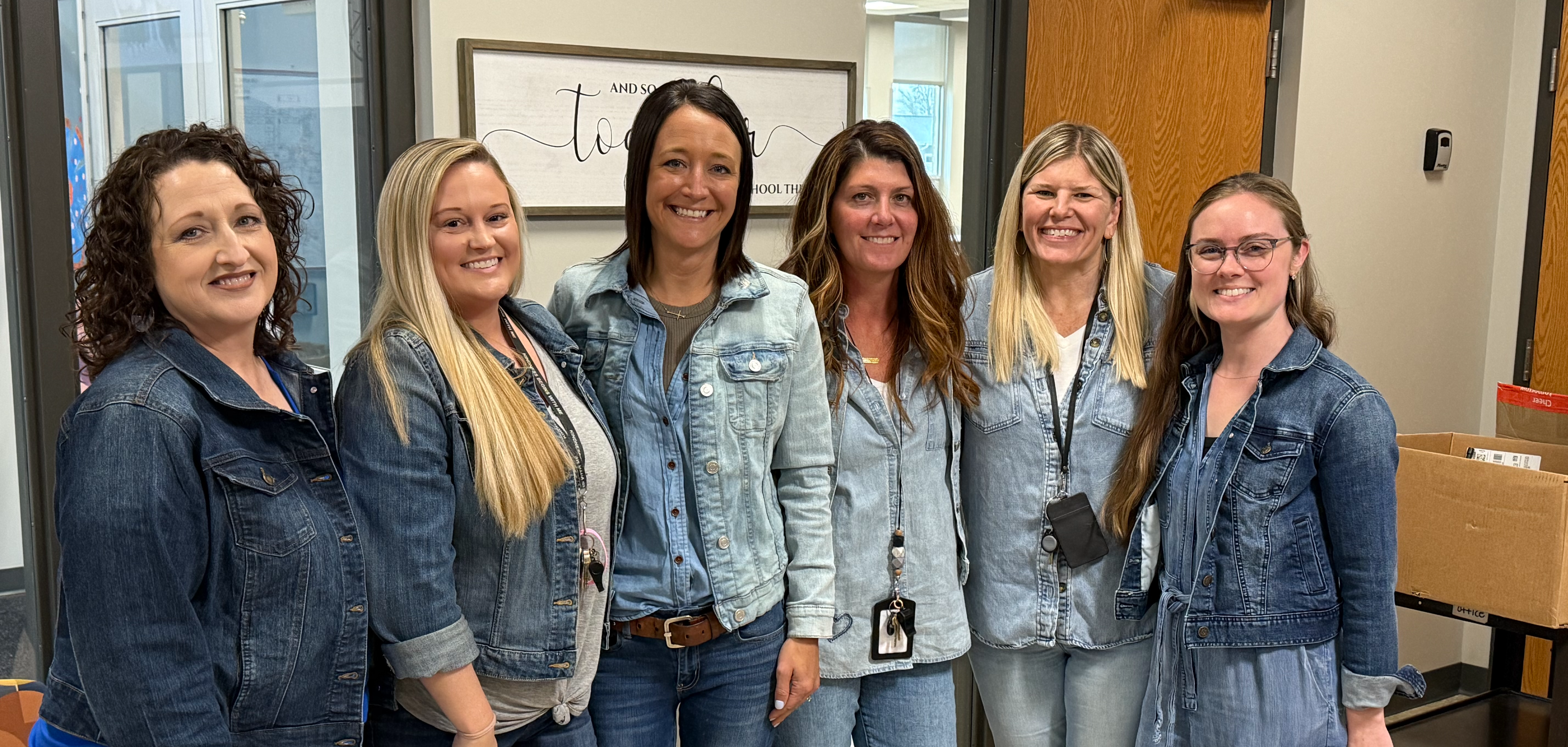 office staff on dress up days