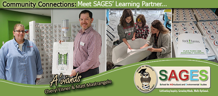 Community Connections: Meet SAGES' Learning Partner... - Photos of A'viands - Cheryl Elsner and Matt Mastrangelo