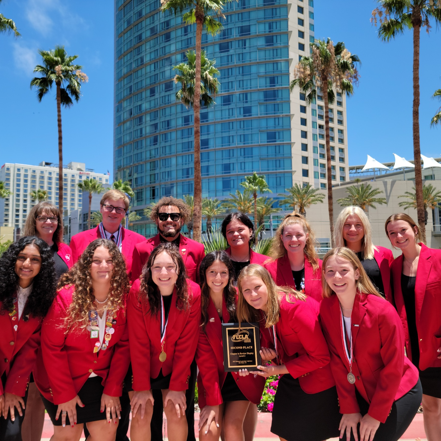 fccla student at national competition in san diego