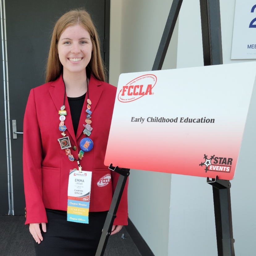 student at national fccla competition