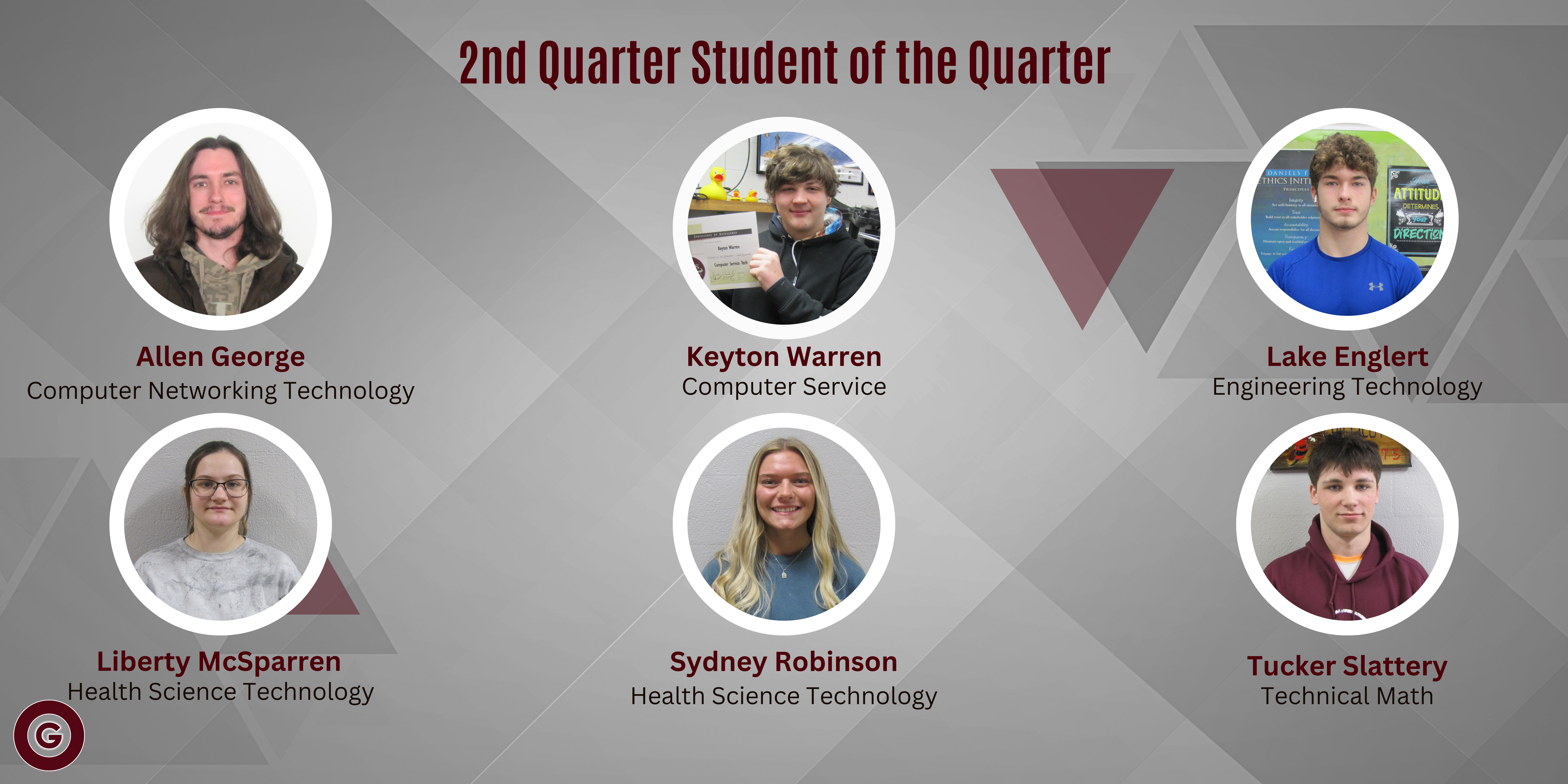 2nd quarter student of the quarter