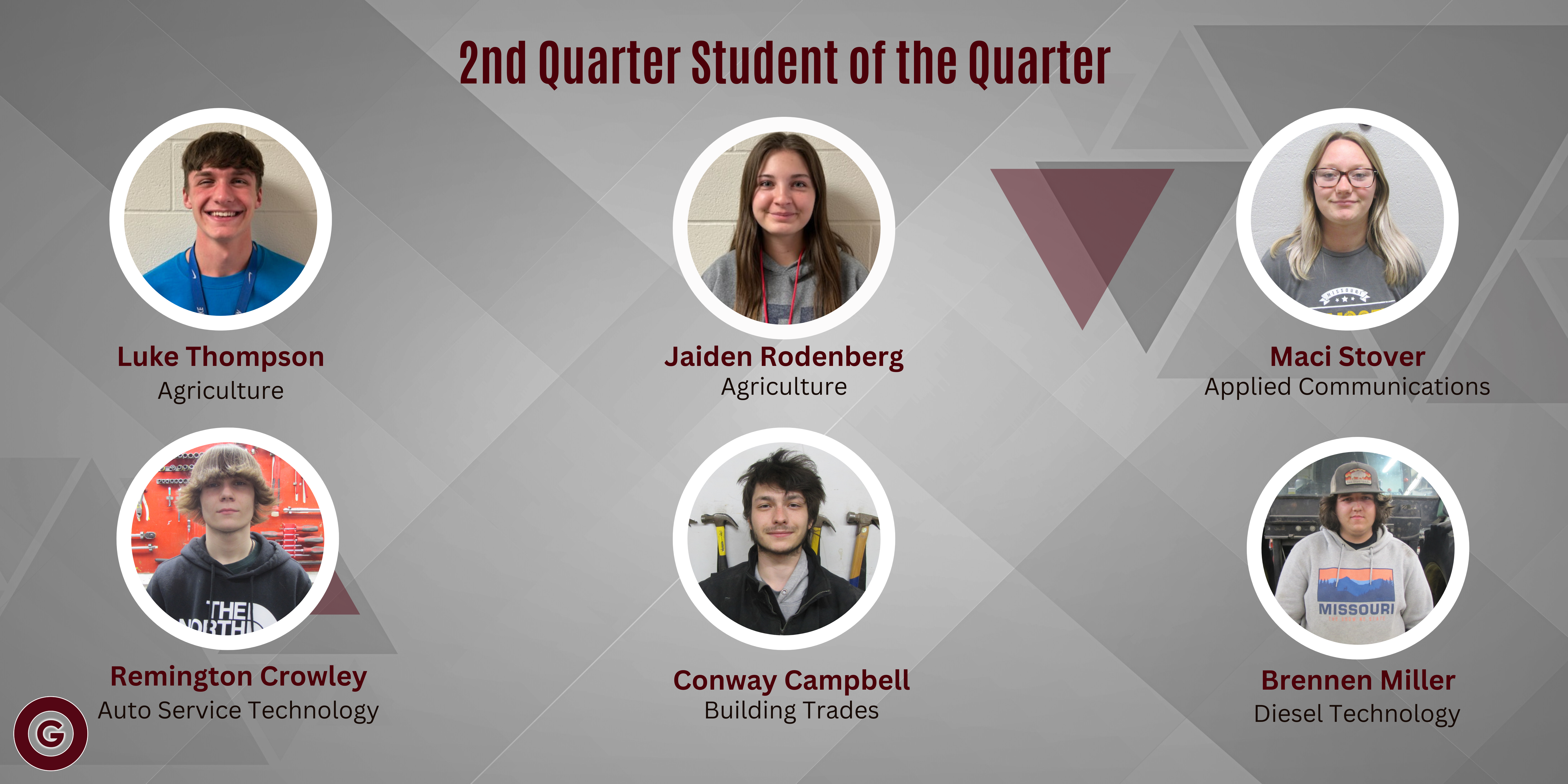 2nd quarter student of the quarter