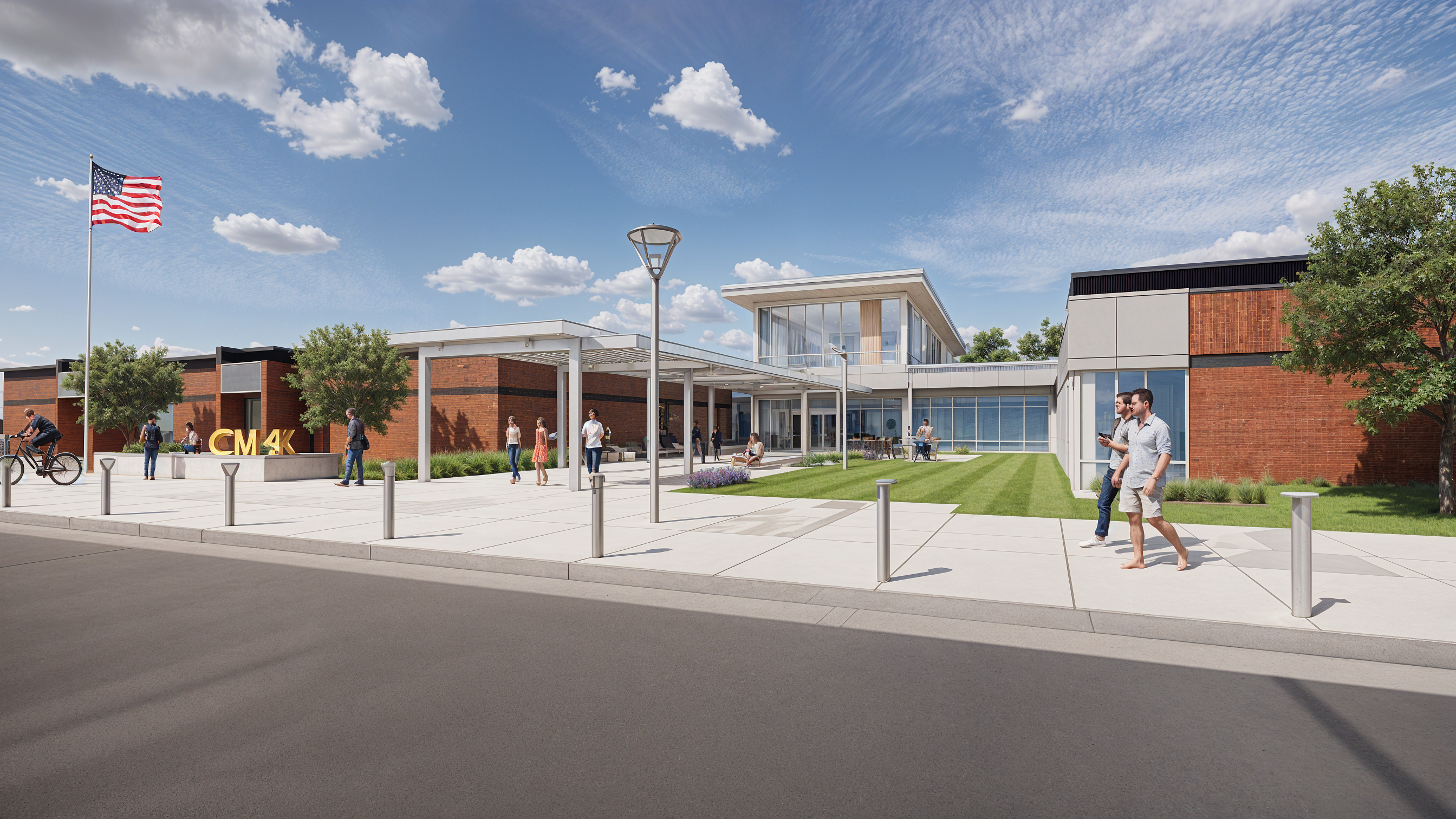 rendering of new CMS building