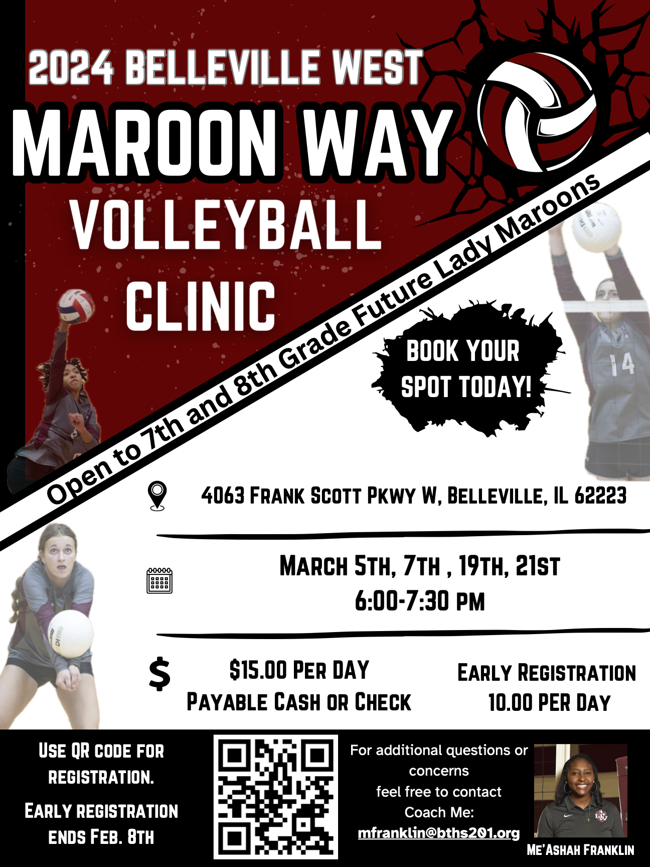 Maroon Way Volleyball Camp