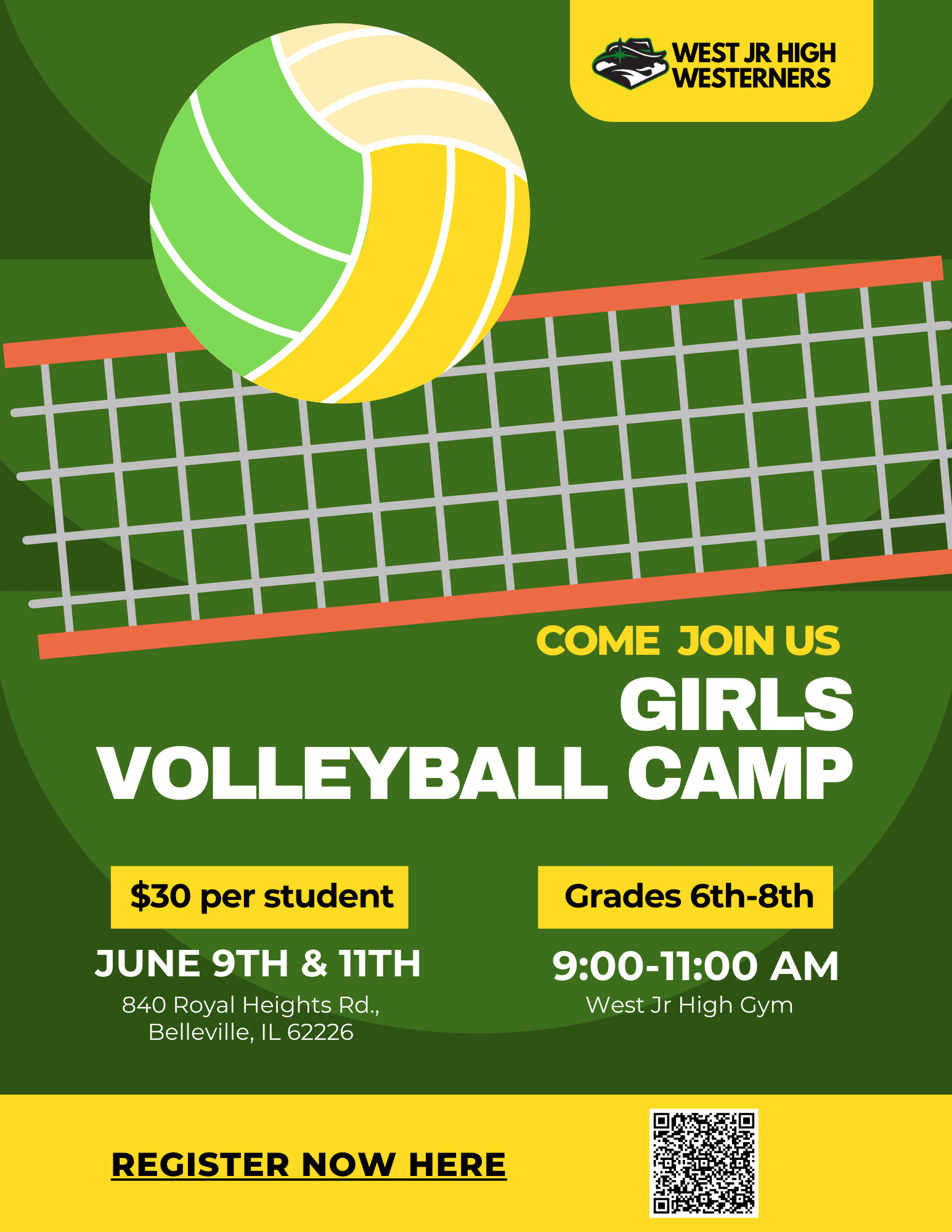 WJH Volleyball Camp