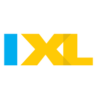IXL logo in yellow and blue 