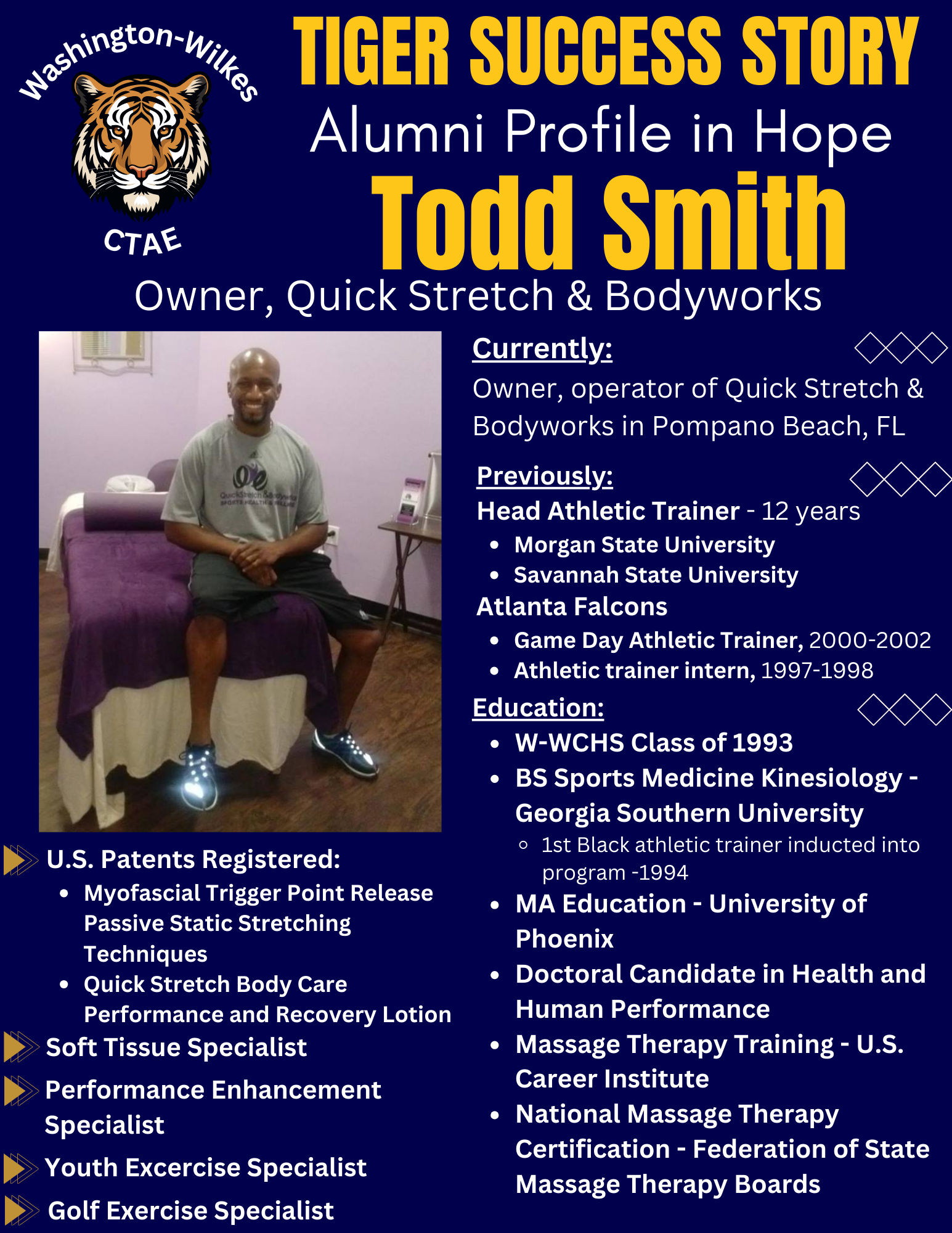 Tiger Success Story Poster - Todd Smith - 1993