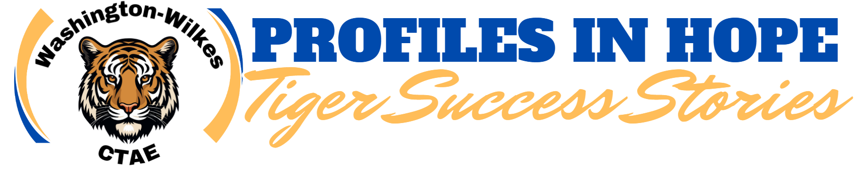 Tiger Success Stories Header with Tiger Logo