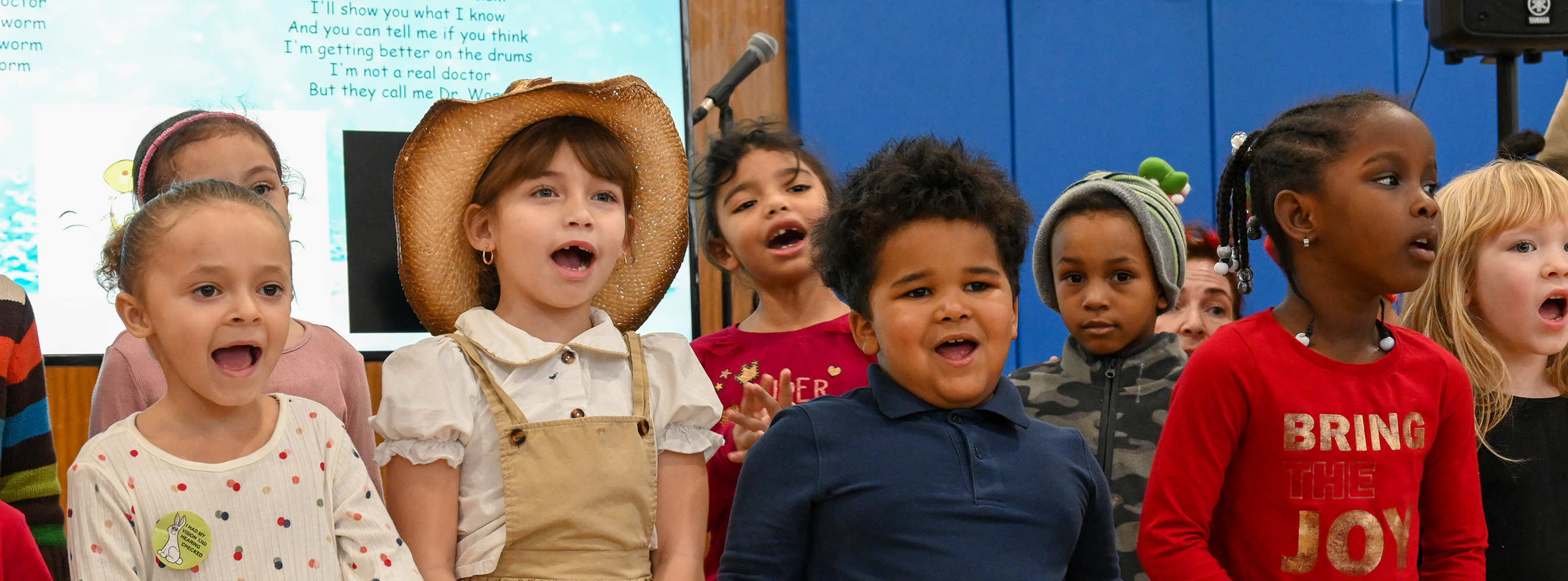 Students perform at a concert