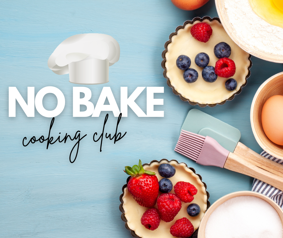 No bake cooking club poster