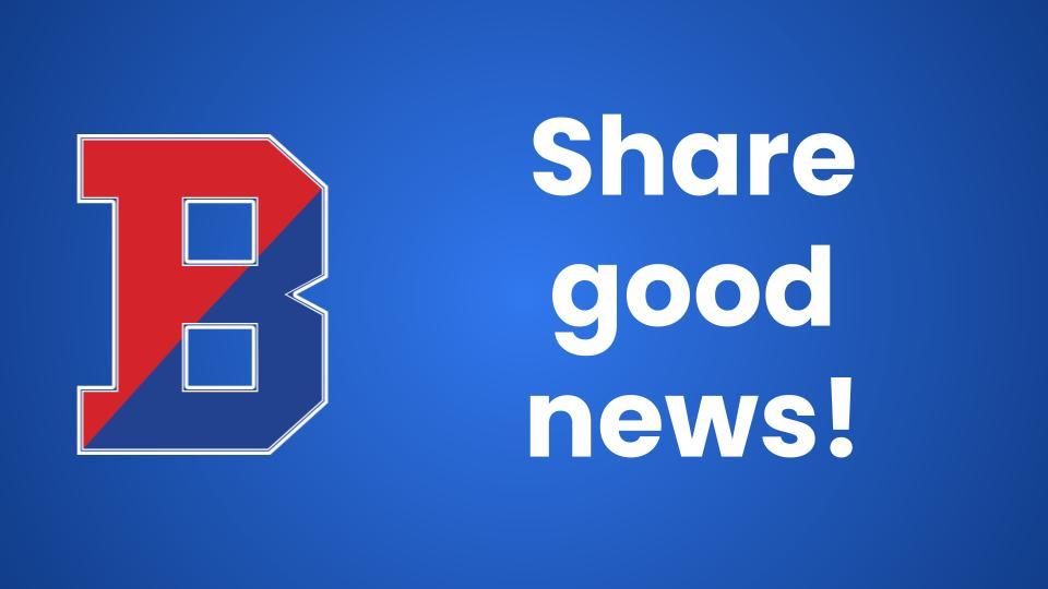 Share good news!