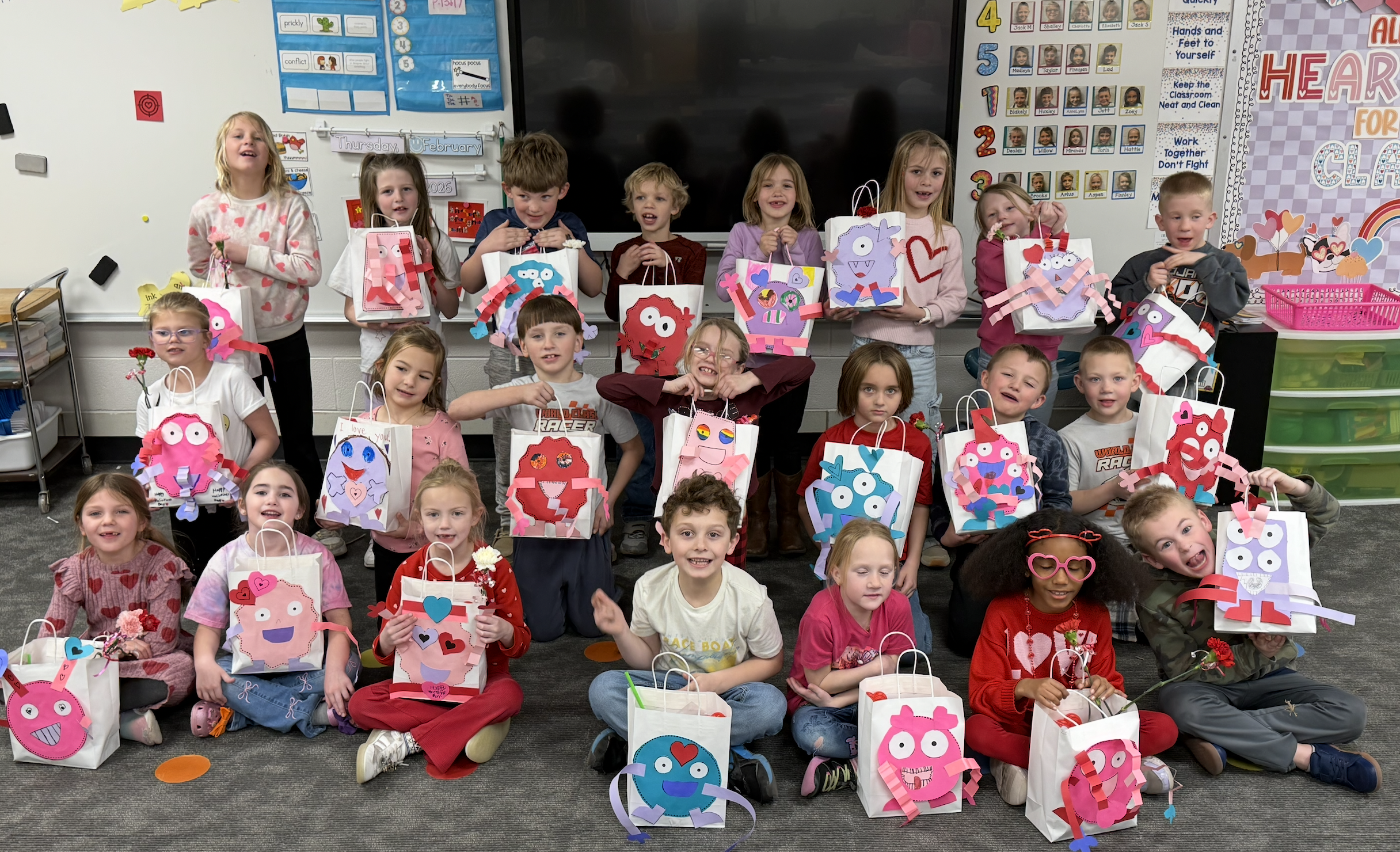 1st grade valentine party