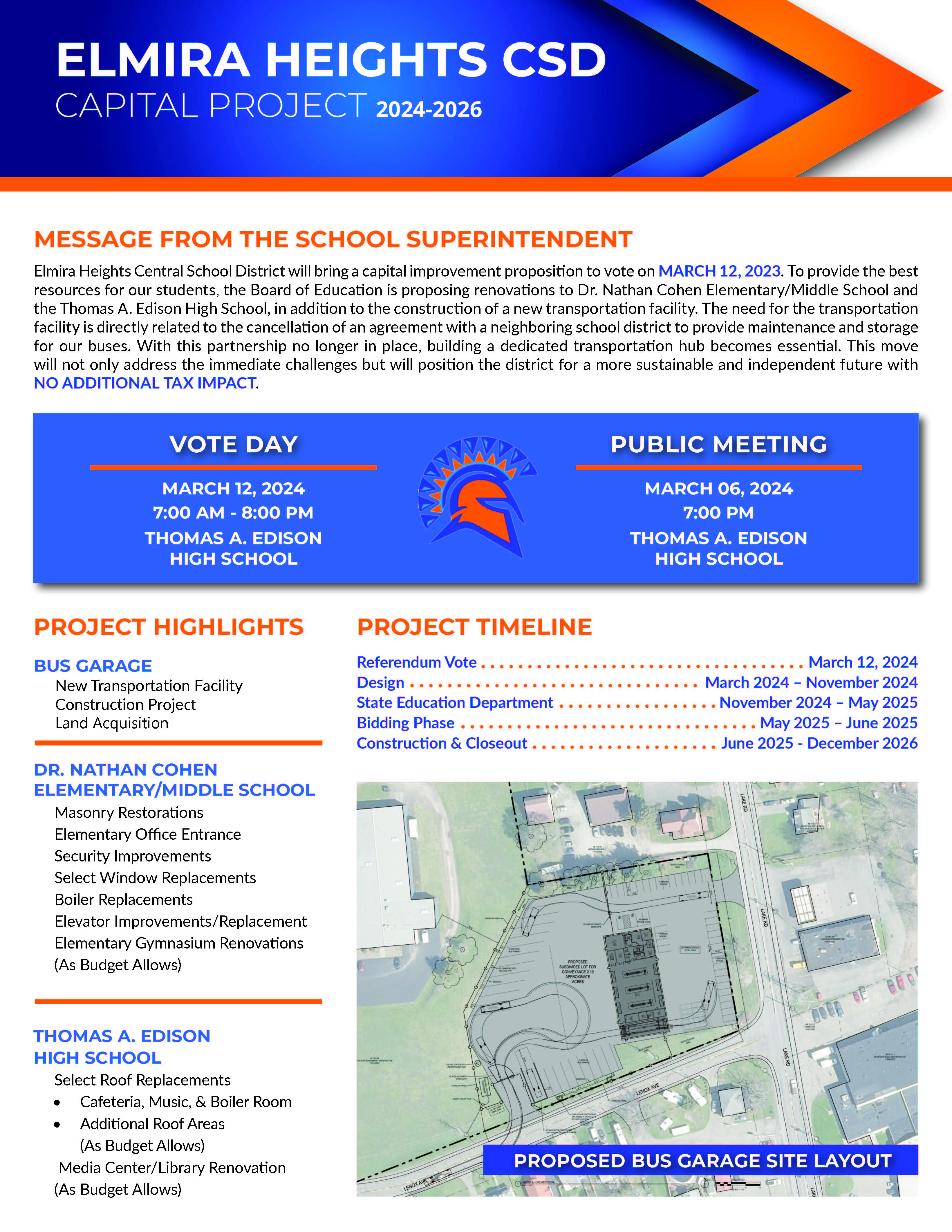 Capital Project | Elmira Heights Central School District