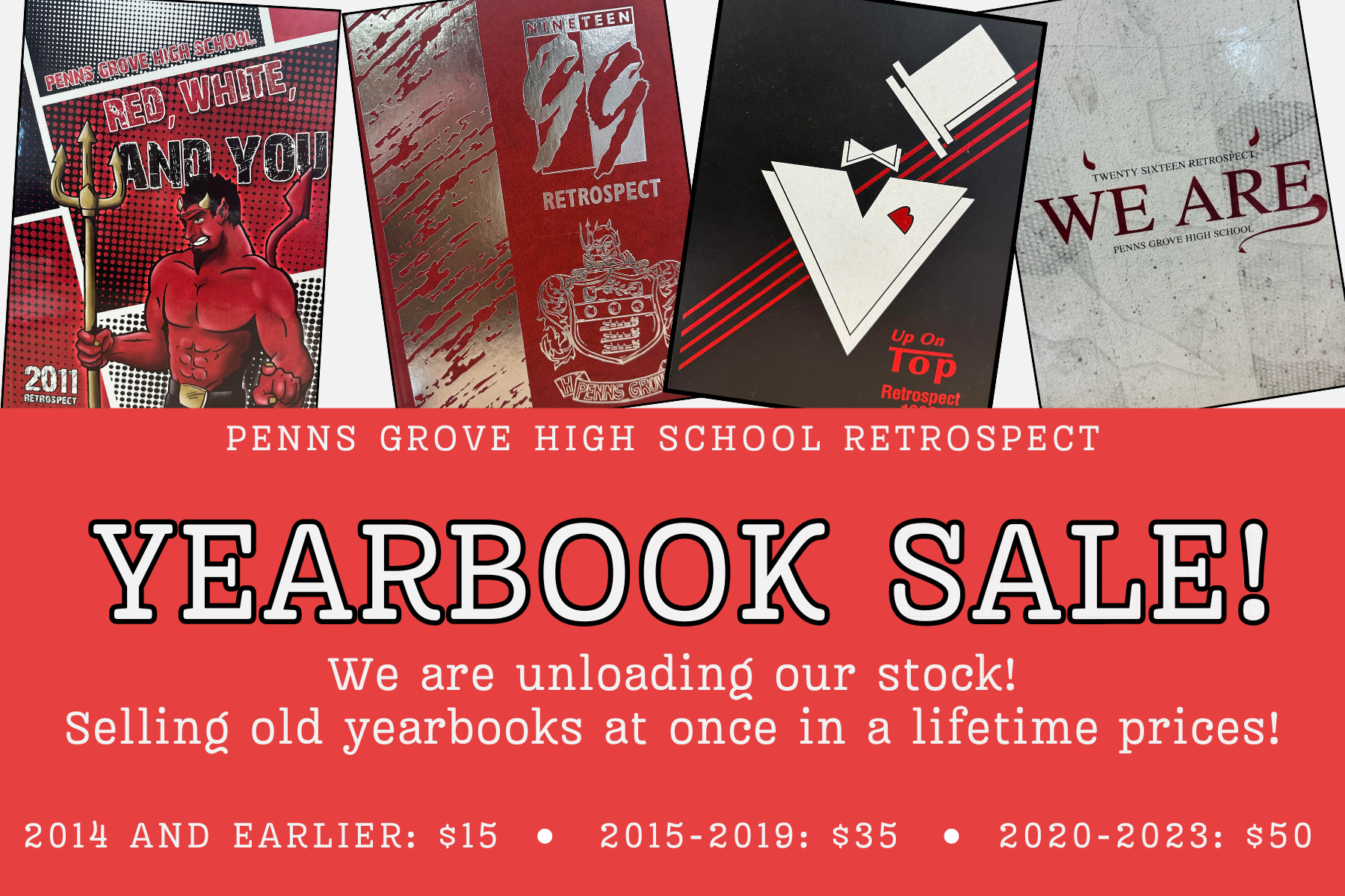 Old Yearbook Sale