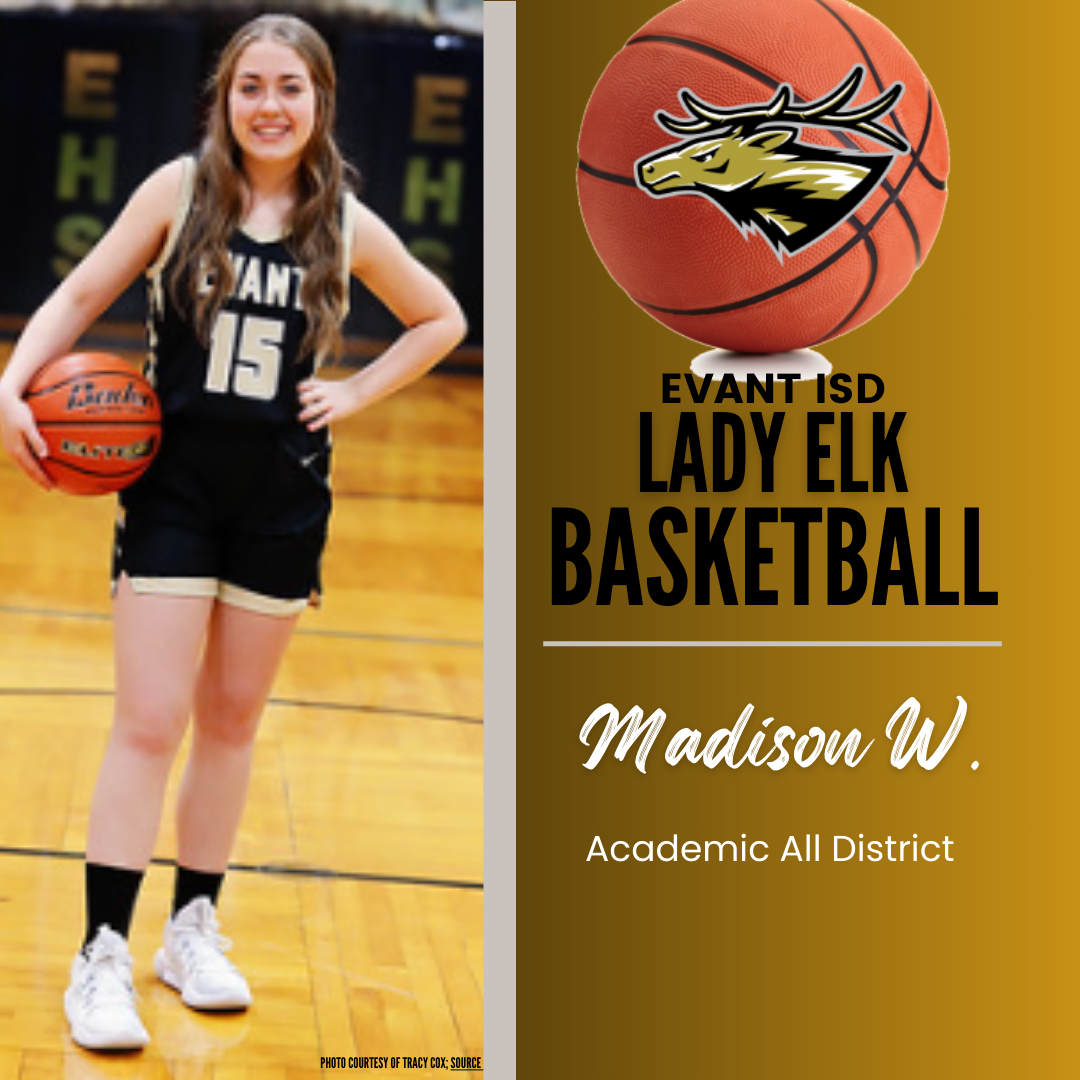 Madison W, All District Basketball Honors