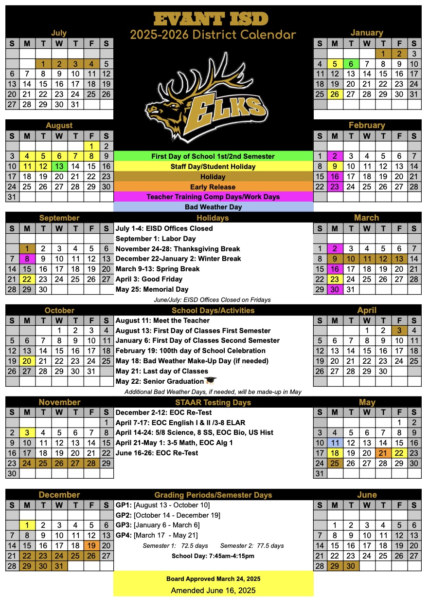 2025-2026 Approved School Calendar -amended-image