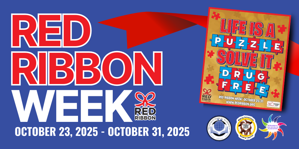 National Red Ribbon Week banner