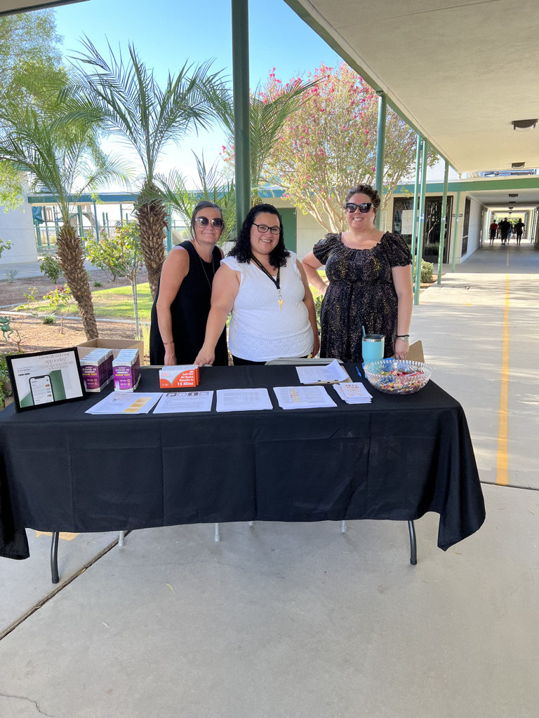 Pate, Soto, McGowan at Back to School Night