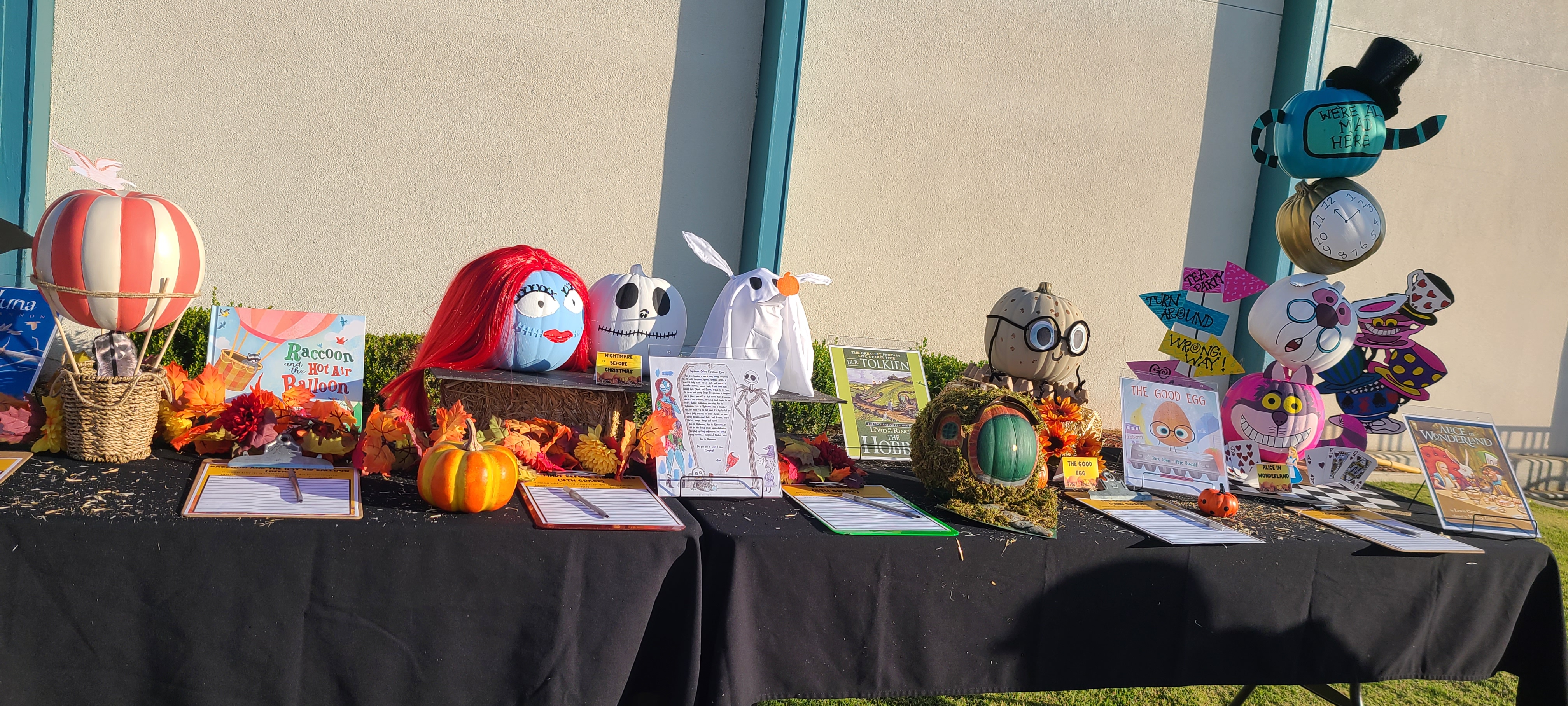 literacyteam pumpkins for auction