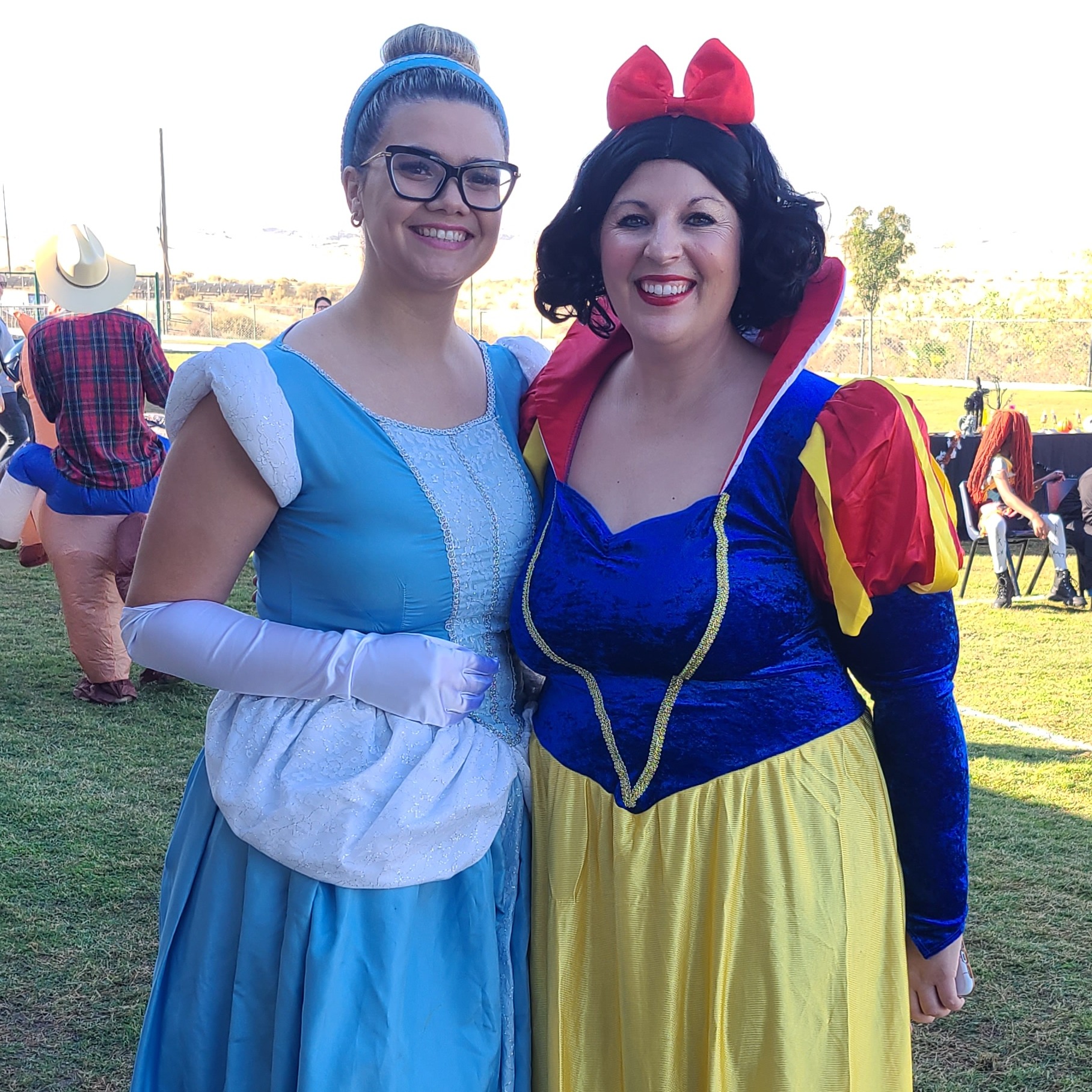 Staff in Cinderella and Snow White Costume
