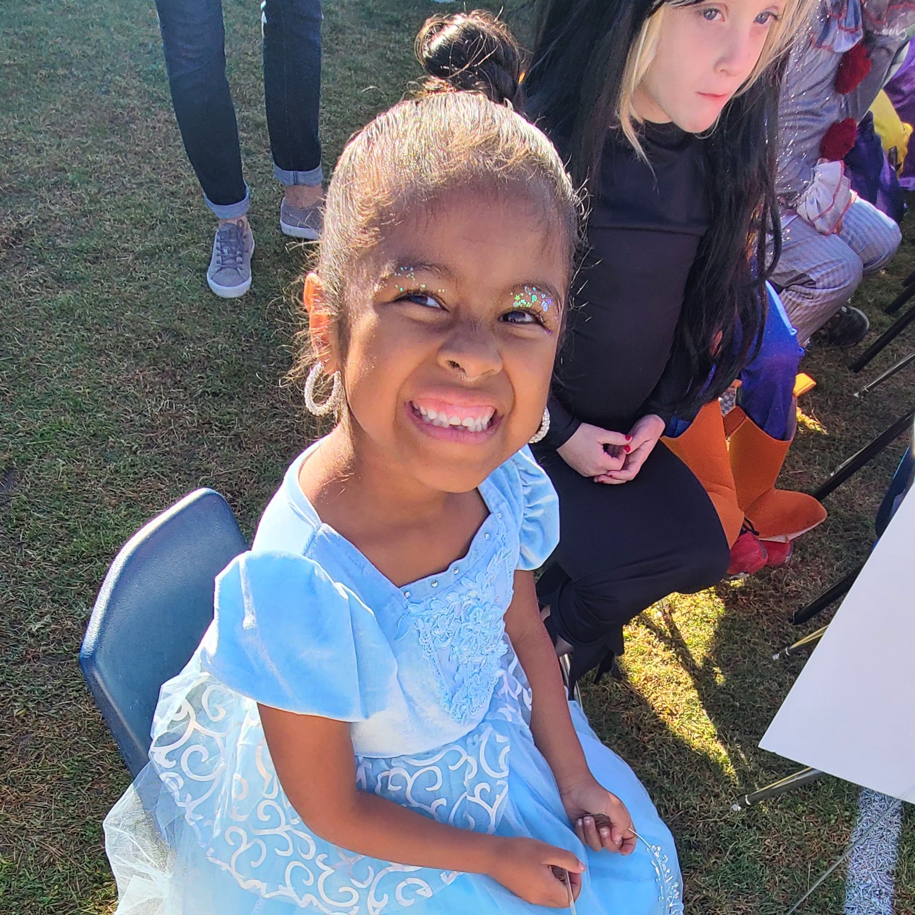 Student in princess costume