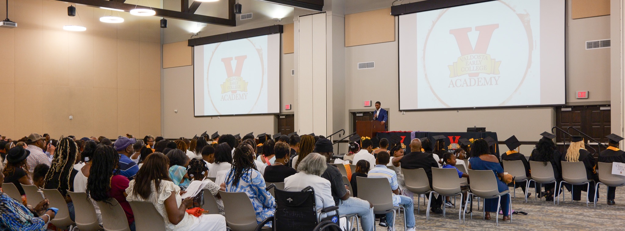 VECA graduation, wide shot