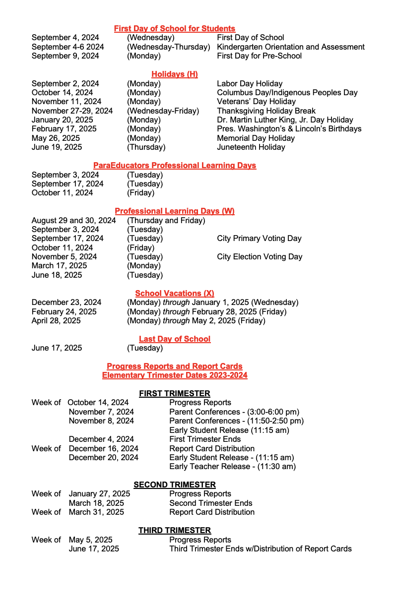 Calendars (Printable) | MANCHESTER SCHOOL DISTRICT