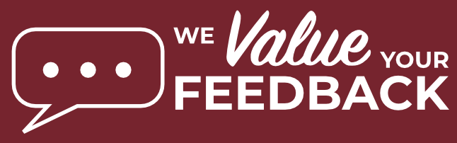 We value your feedback