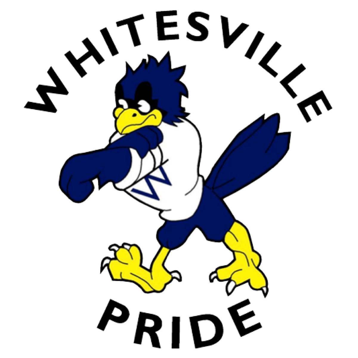 whitesville pride with the eagle of the school