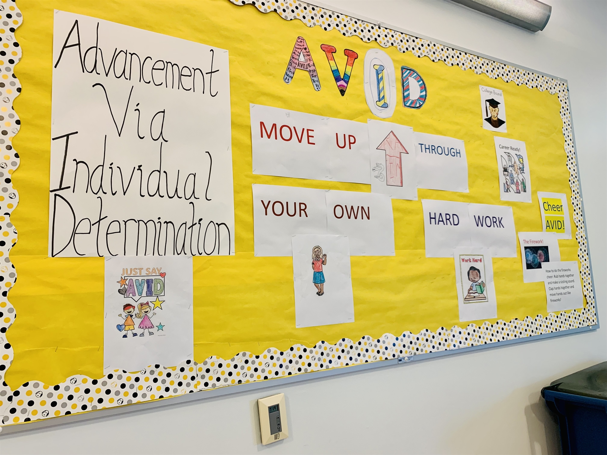 AVID bulletin board