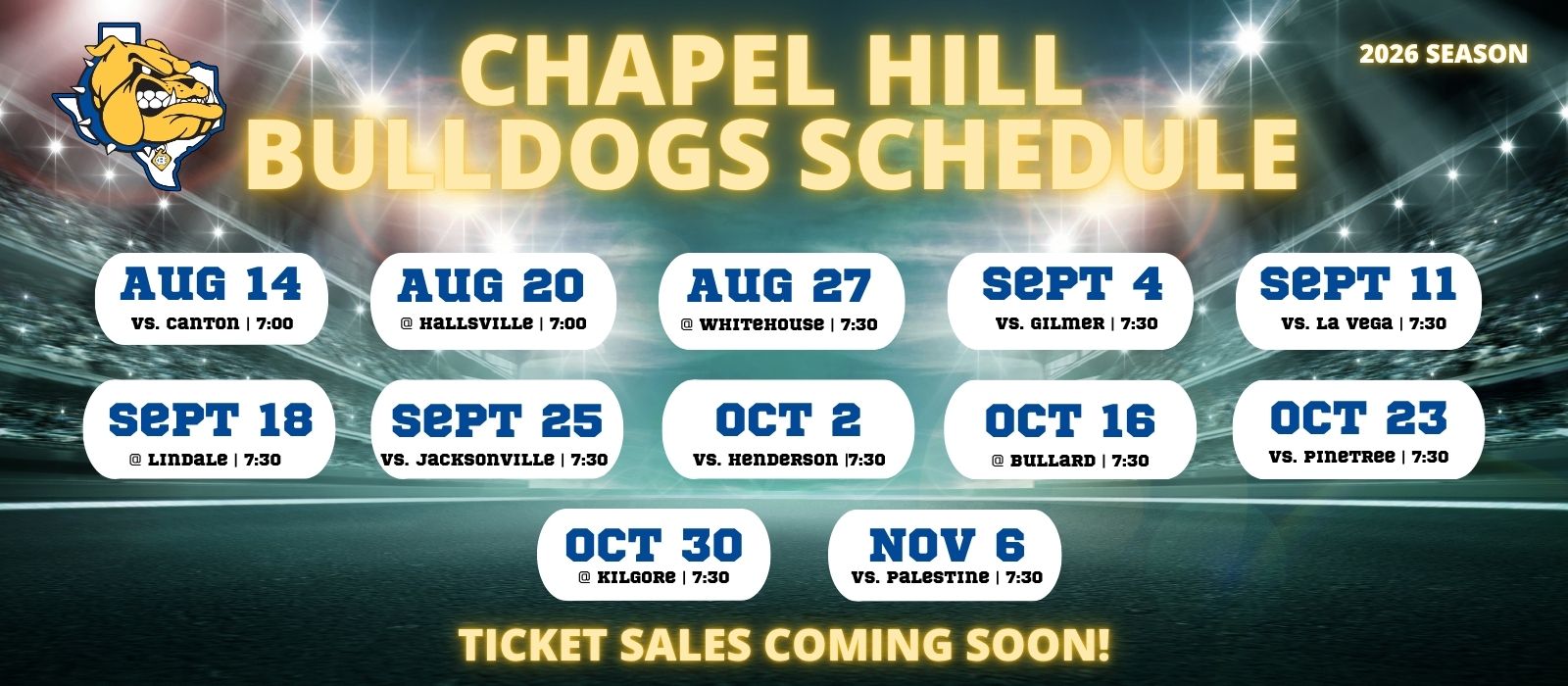 2026 football schedule